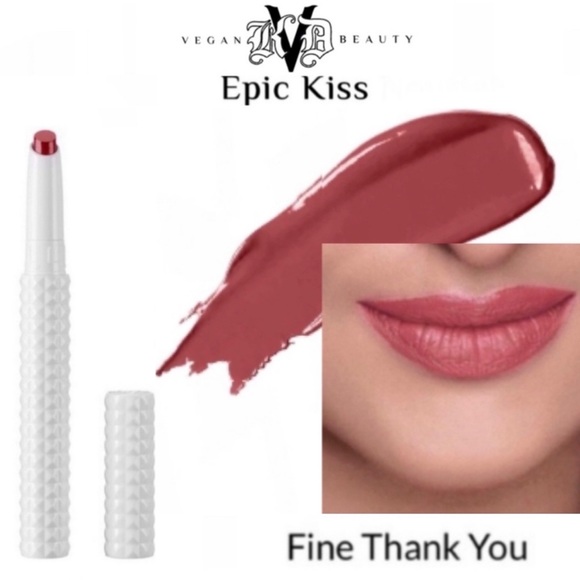 Kat Von D Makeup Kvd Beauty Epic Kiss Lipstick Fine Thank You 3